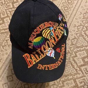 NWT Albuquerque Balloon Fiesta International colorful Blaze a Trail ball cap OS
